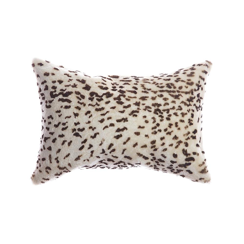 Leopard Shearling Square Pillow - Image 5