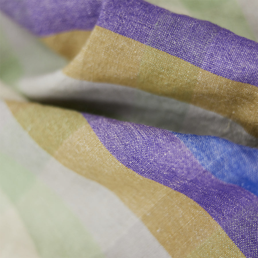 Vida Plaid Tea Towel - Multi colored - Image 3